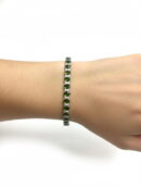 Chrome Diopside, White Cubic Zirconia