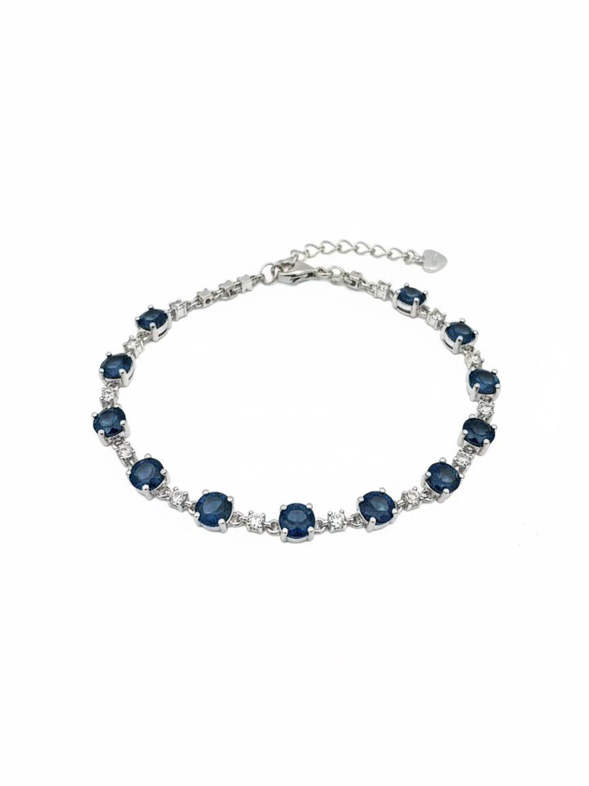 London Blue Topaz, White Cubic Zirconia - Image 2