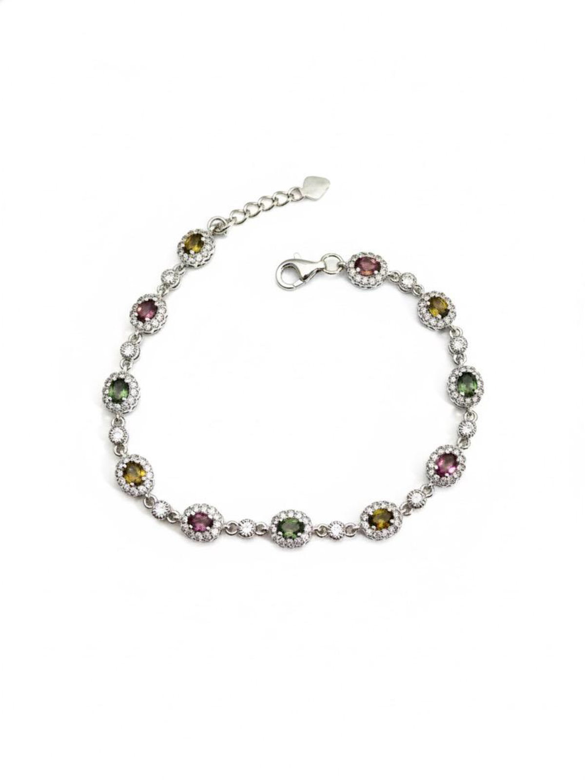 Tourmaline, White Cubic Zirconia - Image 2