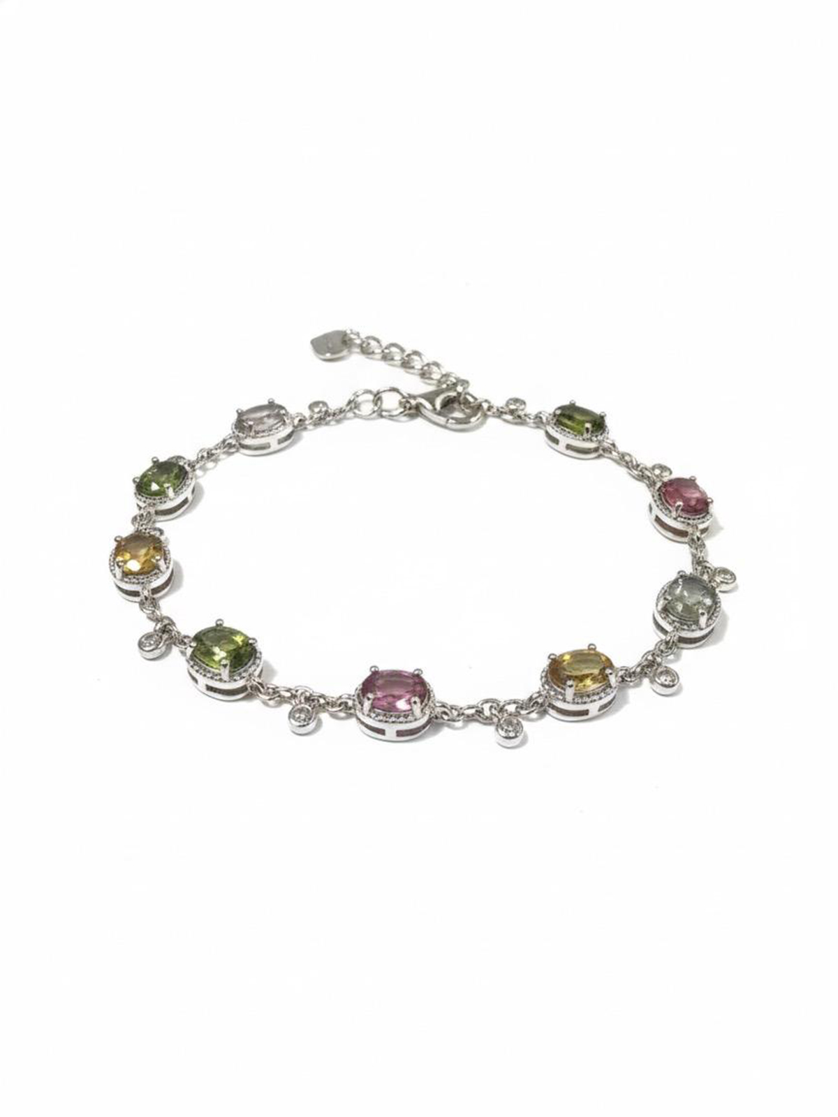 Tourmaline, White Cubic Zirconia - Image 2