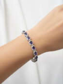 Iolite, White Cubic Zirconia